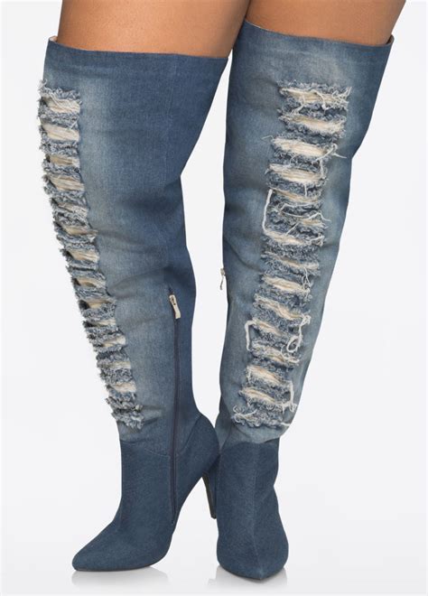 thick legs thigh high boots|Wide calf thigh high boots + FREE SHIPPING.